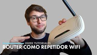 Cómo usar un ROUTER como REPETIDOR WIFI en muy pocos pasos 