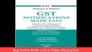 GST Notifications Made Easy I CA Satbir Singh