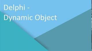 Delphi - Dynamic Object with event handler