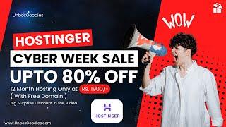 Best Web Hosting Under ₹2000 | Hostinger Black Friday Sale 2024 | Coupon & Promo Code | 2025 SALE