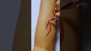 How To Make Tribal Tattoo At Home #tattooed