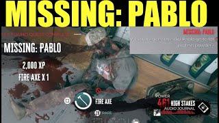 Missing Pablo dead island 2 walkthrough (which Venice store did Pablo go to)