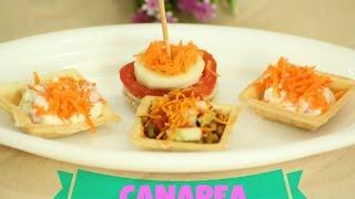 Canapé | 2 mins Appetizer | Eggless | Veg