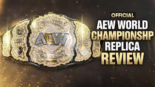 Official AEW World Heavyweight Title Replica Belt Review!