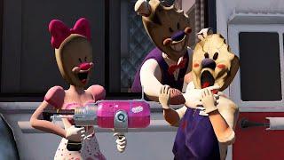 Ice Scream 6 vs Miss Pinky vs Ice Scream Boss Rod funny animation part 190