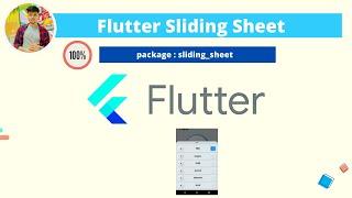 Flutter Sliding Sheet   Bottom Sheet  with Custom Modification
