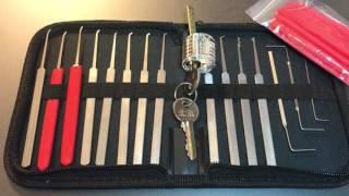 [347] Banggood 12-Piece High Quality Lock Pick Set Review