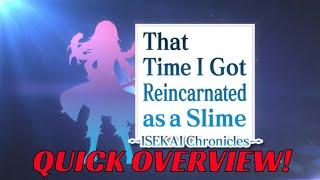 MY VERY BASIC OVERVIEW OF SLIME: ISEKAI CHRONICLES!