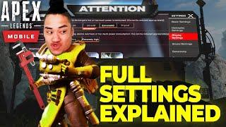 FULL Settings Guide | Apex Legends Mobile Soft Launch