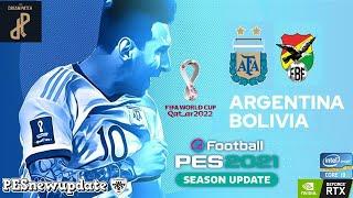 Pes 2021 // Argentina Vs Bolivia // Eliminatorias Sudamericanas Qatar 2022