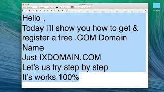 How to Register a Free .com Domain 1 Year From iFreeDomains.com | Free Domain Name 2025