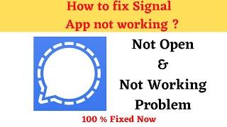 How to Fix Signal Not Working Problem Android & Ios - Not Open Problem Solved | AllTechapple