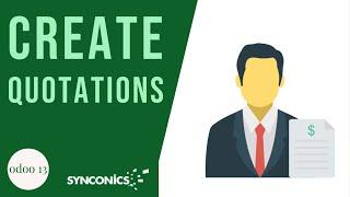 How to create purchase quotations and purchase orders? | OdooApps | Synconics[ERP]