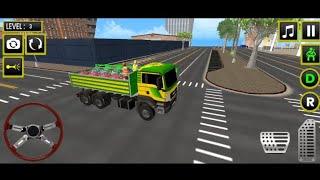 Jogo Infantil GoKids Caminhão e Trator Trabalhando | Joguinho Trator Amarelo Veículos de Construção