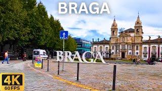 BRAGA Portugal  | Scenic City Driving Tour in 4K 