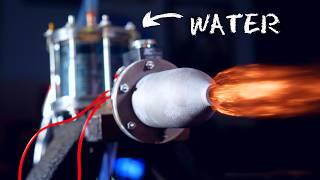 ROCKET that LITERALLY BURNS WATER as FUEL