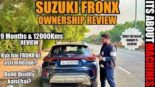 Suzuki Fronx Ownership Review after 12000kms | Build quality & Real world Mileage | Fronx Delta Plus