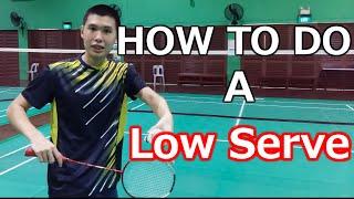 EASIEST Way To Do A Consistent Backhand Low Service (And 2 Biggest Mistakes)