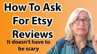 How to ask for reviews on Etsy with an automatic message. Selling on Etsy for beginners
