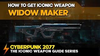 Cyberpunk 2077 - How to get the Widow Maker iconic Weapon