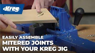 Quick Tip: Easily Assemble Mitered Joints with Your Kreg Jig