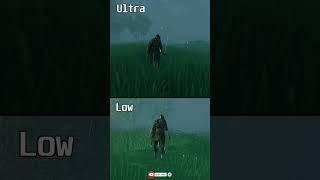 Valheim Graphics - Low vs Ultra Comaprison   #shorts #valheim #gaming