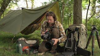 4 days Nature Photography and Wild Camping | the cameras, lenses and outdoor equipment in my bag