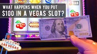 We Put $100 in a Las Vegas Slot Machine: THIS is What Happened at the Cosmopolitan of Las Vegas!