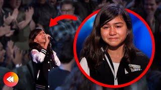 Little Girl Gets Picked Out of the Audience to Audition on AGT Stage!