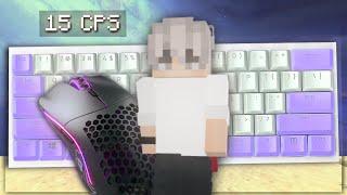 Purple Switch Keyboard+Mouse Sounds ASMR l Hypixel Bedwars