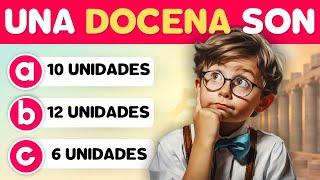 25 PREGUNTAS DE PRIMARIA | CULTURA GENERAL (Con Opciones)