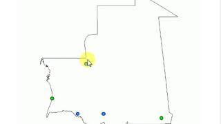 Mauritania geography, cities of mauritania, Mauritania map