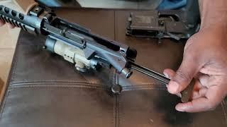 How to remove, and replace the bolt carrier group & charging handle on an AR15