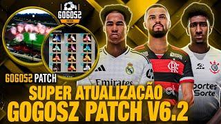 GOGOSZ PATCH V6.2 PES 2021 NOVA ATMOSFERA | +DE 1.000 ESTÁDIOS | +DE 20 NARRADORES | KITS E FACES 4K