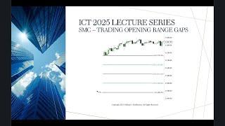 ICT 2025 Lecture Series - SMC Trading Opening Range Gaps En Español