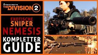 EXOTISCHES SNIPER NEMESIS - Kompletter GUIDE - Bauteile - Blaupause - The Division 2
