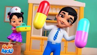 Doctor Doctor Song, डॉक्टर डॉक्टर गाना, Sick Song, Hind Nursery Rhymes and Kids Rhymes