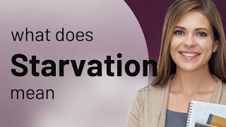 Starvation • STARVATION definition