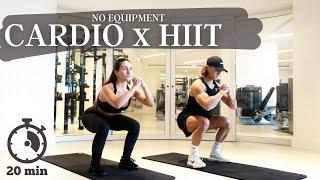 20 Minute Full Body Cardio HIIT Workout I NO EQUIPMENTS!!