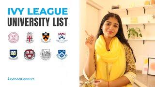 Ivy League University list | Study in USA | iSchoolConnect