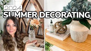 NEW SUMMER DECORATE WITH ME 2024 | How To Decorate For Summer 2024