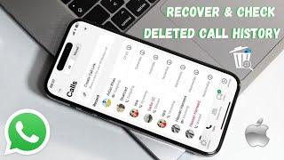 How to Check Deleted Call History on WhatsApp in iPhone