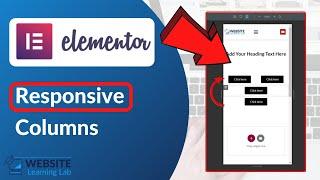 Elementor Responsive Columns Settings