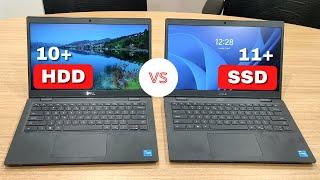 SSD vs HDD Speed Test | Windows 10 With HDD and Windows 11 With SSD | Awesome
