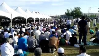 Eid Namaz @ akram juma Calgary AB canada