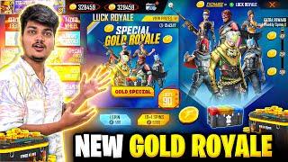 Free Fire New Special Gold RoyaleCharacters And Bundles In Gold -Garena Free Fire