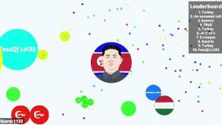 Agar.io Gameplay KING JONG-UN