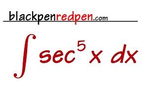 Q49, Integral of sec^5x