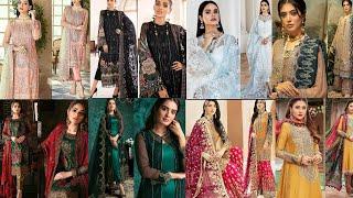 2021 latest heavy embroideredakistani style dresses#sober &