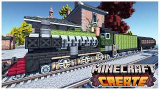 TRAINS! - MINECRAFT CREATE MOD: EP3